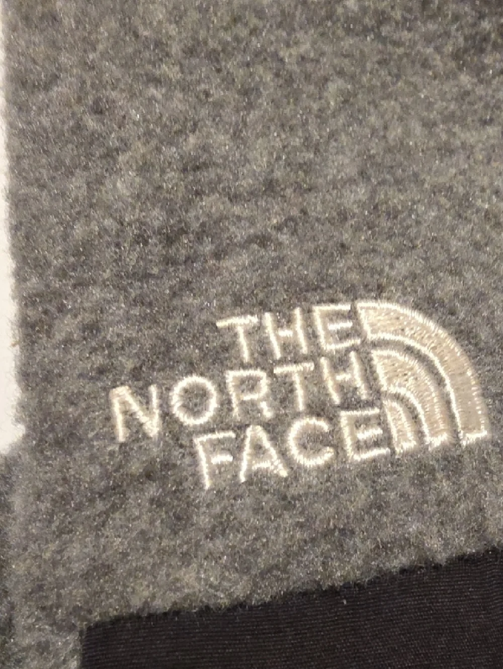 The North Face Youth Gray Fleece Gloves Sz M/M